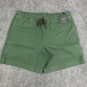 Filson Dry Falls Shorts Mens L Dark Moss Green Hiking Outdoor Drawstrings New